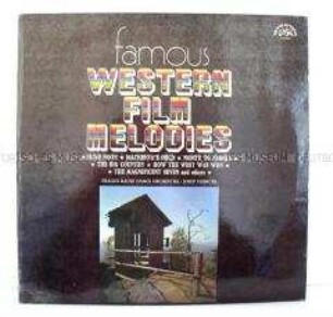 Schallplatte "Famous Western Film Melodies", Plattenhülle