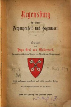 Regensburg in seiner Vergangenheit und Gegenwart