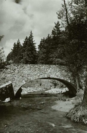 Dresdner Heide, Kannenhenkelbrücke über die Prießnitz