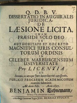 Diss. inaug. iur. de laesione licita