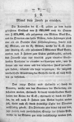 § 2. Mittel diese Zwecke zu erreichen.