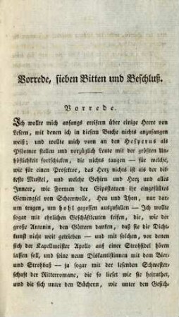 Vorrede, sieben Bitten und Beschluß