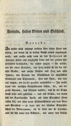 Vorrede, sieben Bitten und Beschluß