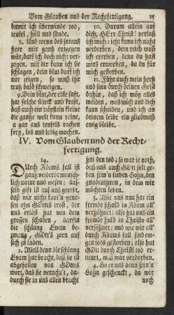 IV. Vom Glauben der Rechtfertigung