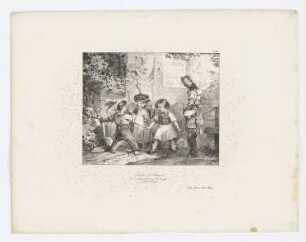 Combat à outrance, Blatt 5 der Folge "Lithographische Skizzen für Kinder"