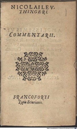 De Marchia Brandenburgensi eiusque statu commentarii : P. VII.