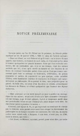 Notice préliminaire