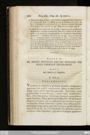 Caput II. De Divino Instituto Salutis Humanae Per Iesum Christum Reparandae.