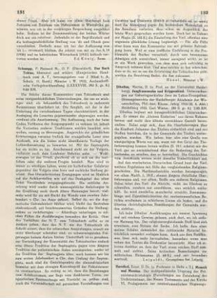 132-137 [Rezension] Barnikol, Ernst, Mensch und Messias