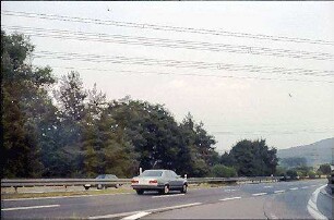 Ausfahrt aus Tangente Südost (Basel Richtung Baden-Baden) zu Fahrbahn Süd der B500 (Iffezheim Richtung Baden-Baden)