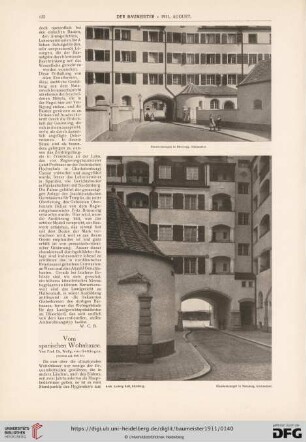 Vom spanischen Wohnhause