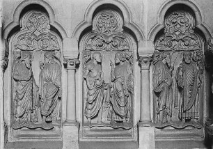 Bamberg, Dom, Chorschranken im nördlichen Seitenschiff, Propheten