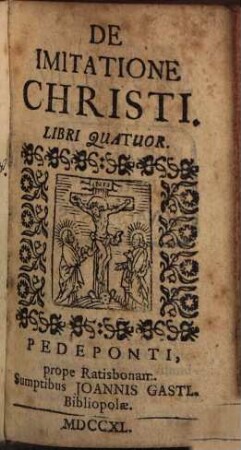 De Imitatione Christi : Libri Quatuor