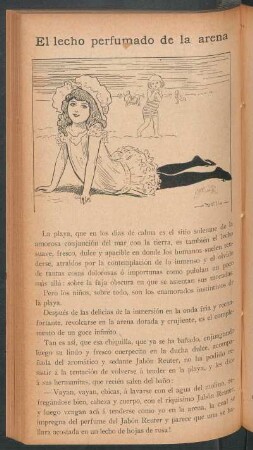 El lecho perfumado de la arena - [Publicidad]