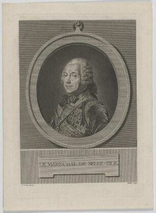 Bildnis des Charles Louis Auguste Fouquet de Belle-Isle