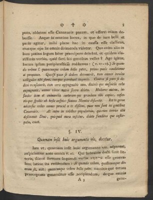 §. IV. Quaenam insit huic argumento vis, docetur