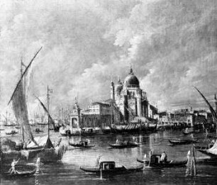 Ansicht von Venedig mit Santa Maria della Salute