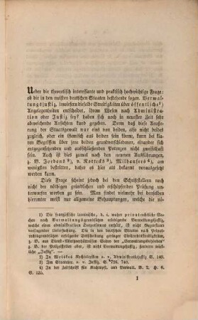 Das Wesen der deutschen Administrativjustiz nebst einer Analyse verschiedener deutscher Administrativ-Justiz-Entscheidungen : eine staatsphilosophische und publicistische Abhandlung