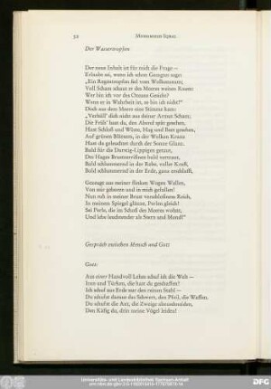Der Wassertropfen