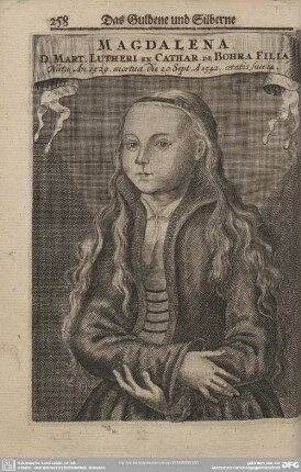 Magdalena D. Mart. Lutheri ex Cathar. de Bohra Filia.