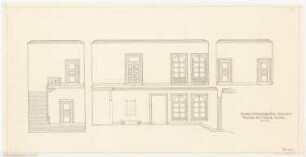 Auswärtiges Amt, Berlin-Mitte Umbau: Ansichten der Treppenhalle EG und OG 1:50