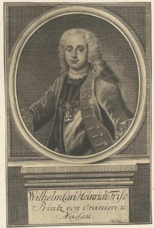 Bildnis von Wilhelm Carl Heinrich Friso, Prinz von Oranien und Nassau