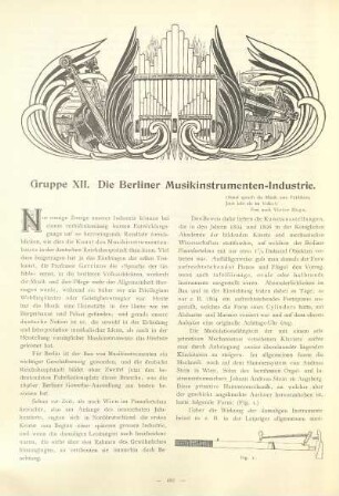 Gruppe XII. Die Berliner Musikinstrumenten-Industrie