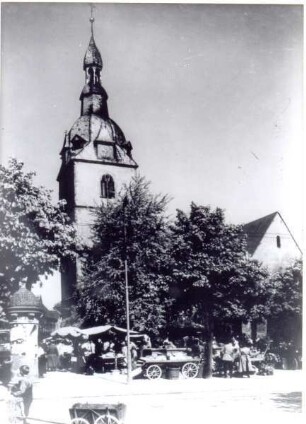 Wochenmarkt auf dem Detmolder Marktplatz
