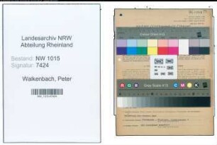 Entnazifizierung Peter Walkenbach , geb. 22.01.1908 (Transportunternehmer)