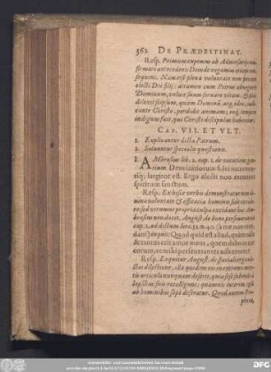 Cap. VII. Et Ult. ...