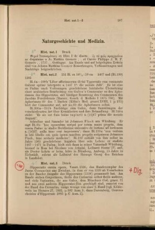 Medizin [8° Cod. Ms. hist. nat. 1 - 8° Cod. Ms. hist. nat. 77]