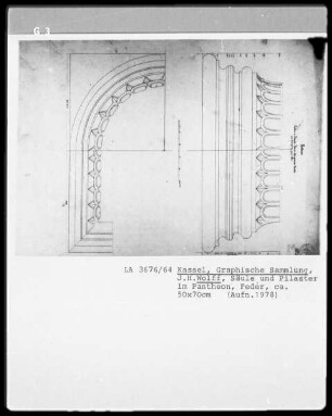 Säulen & Pilaster & Panetheon & Rom