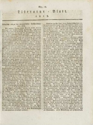 18, 1818: Heft