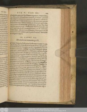 In Caput III. De divisione motuum per se.