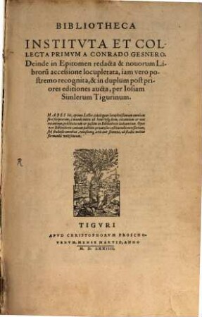 Bibliotheca