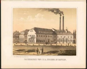 Papierfabrik von C. F. A. Fischer in Bautzen
