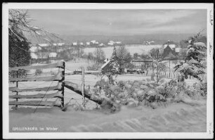 Grillenburg. Grillenburg im Winter