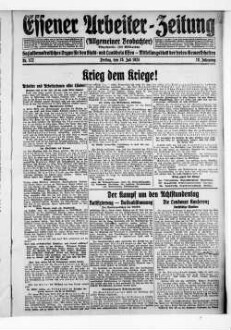 Essener Arbeiter-Zeitung. 1919-1926