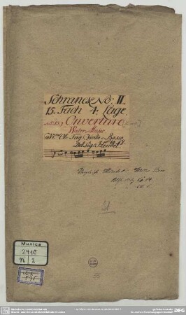 Suites - Mus.2410-N-2 : strings, bc, ob (3), fag