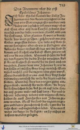 Die Episteln sanct Johannis