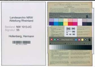 Entnazifizierung Hermann Hollenberg , geb. 28.10.1881 (Kaufmann)