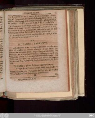 XX. M. Ioannes Fabricius.