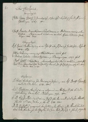 2, Libri genealogici