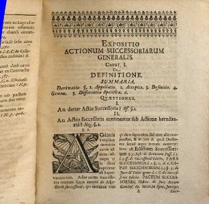 Bartholomaei Leonhardi Svendendörfferi Antecessoris Lipsiensis Tractatio Theoretico-Practica De Actionibus Successoriis