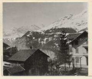 Wengen, Blick aus der Jungfrau-Bahn