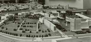 Dresden: Stadtmodell der Altstadt und Neustadt - Städtebauliche Konzeption 1969 (Modell 1: 500)