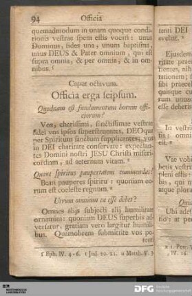 Caput octavum. Officia erga seipsum.