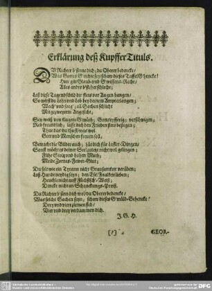 Erklärung deß KupfferTituls