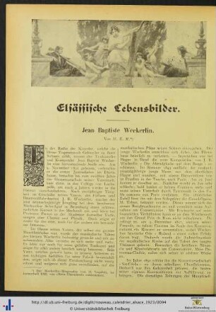 Elsässische Lebensbilder.