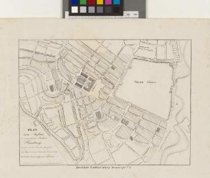 Plan zum Aufbau der eingeäscherten Stadttheile Hamburgs